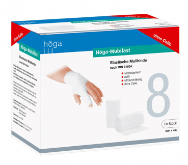 Höga-Mubilast, elastische Mullbinde, á 20 Stück
