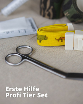 Preview: Erste Hilfe Profi Tier Set, 20-teilig - hochwertig gefüllt