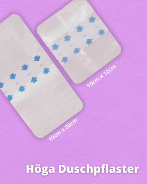 Duschpflaster 10cm x 12cm, ohne Wundauflage