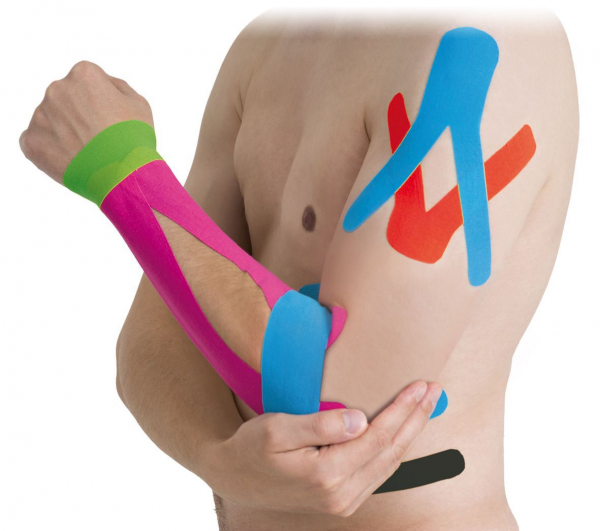 Höga-K-Tape Silk, kinesiologischer Tape in Seidenqualität 5cmx5m